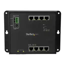 StarTech.com Switch Gigabit Ethernet géré à 8 ports avec 2 connexions SFP - Fixation murale et accès e... (IES101G2SFPW)_3